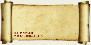 Nikolina Budalić vizit kartica